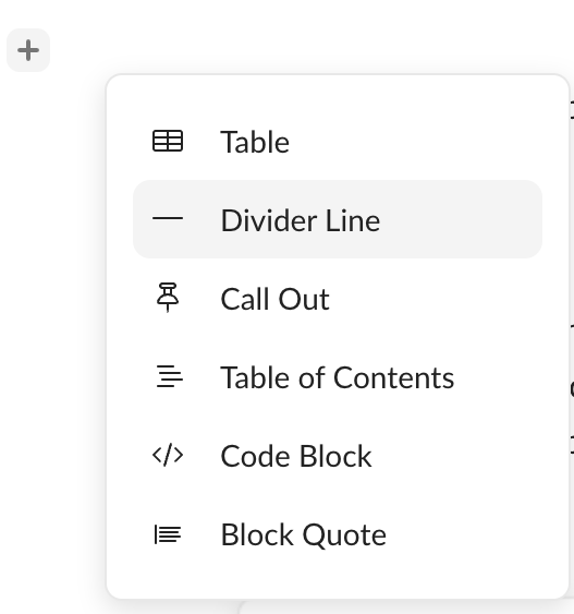 divider line