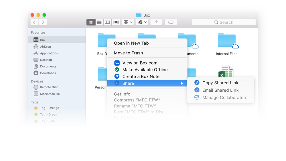 Using Box Drive Basics – Box Support