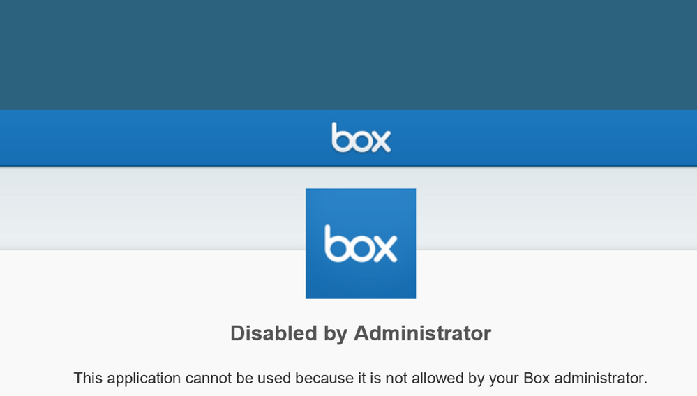 Box Syncが管理者によって無効化された Box Support