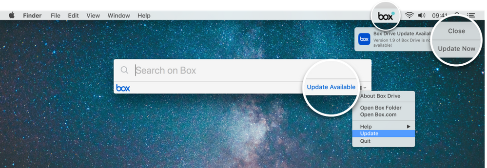 box sync for mac forzen