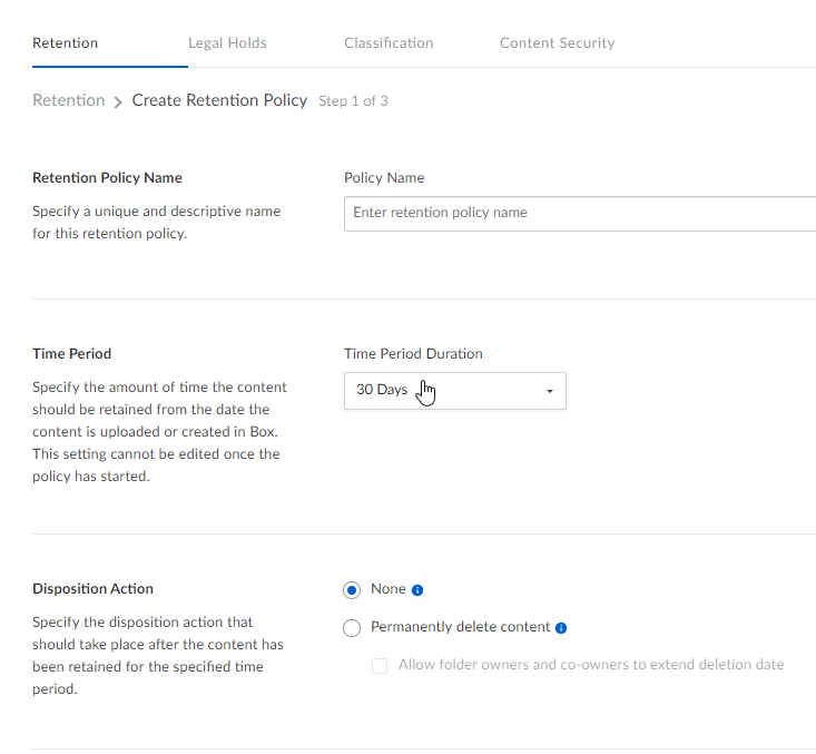 Using Retention Policies to Manage Content Deletion Box Support