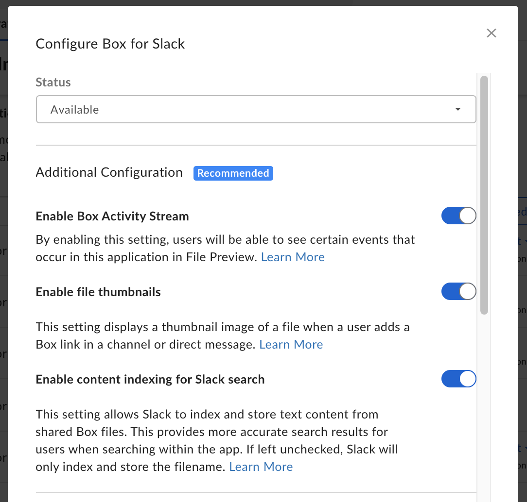 Box for Slackの構成