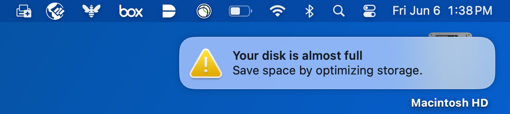 MacOS_Box Drive_Your disk is almost full.png