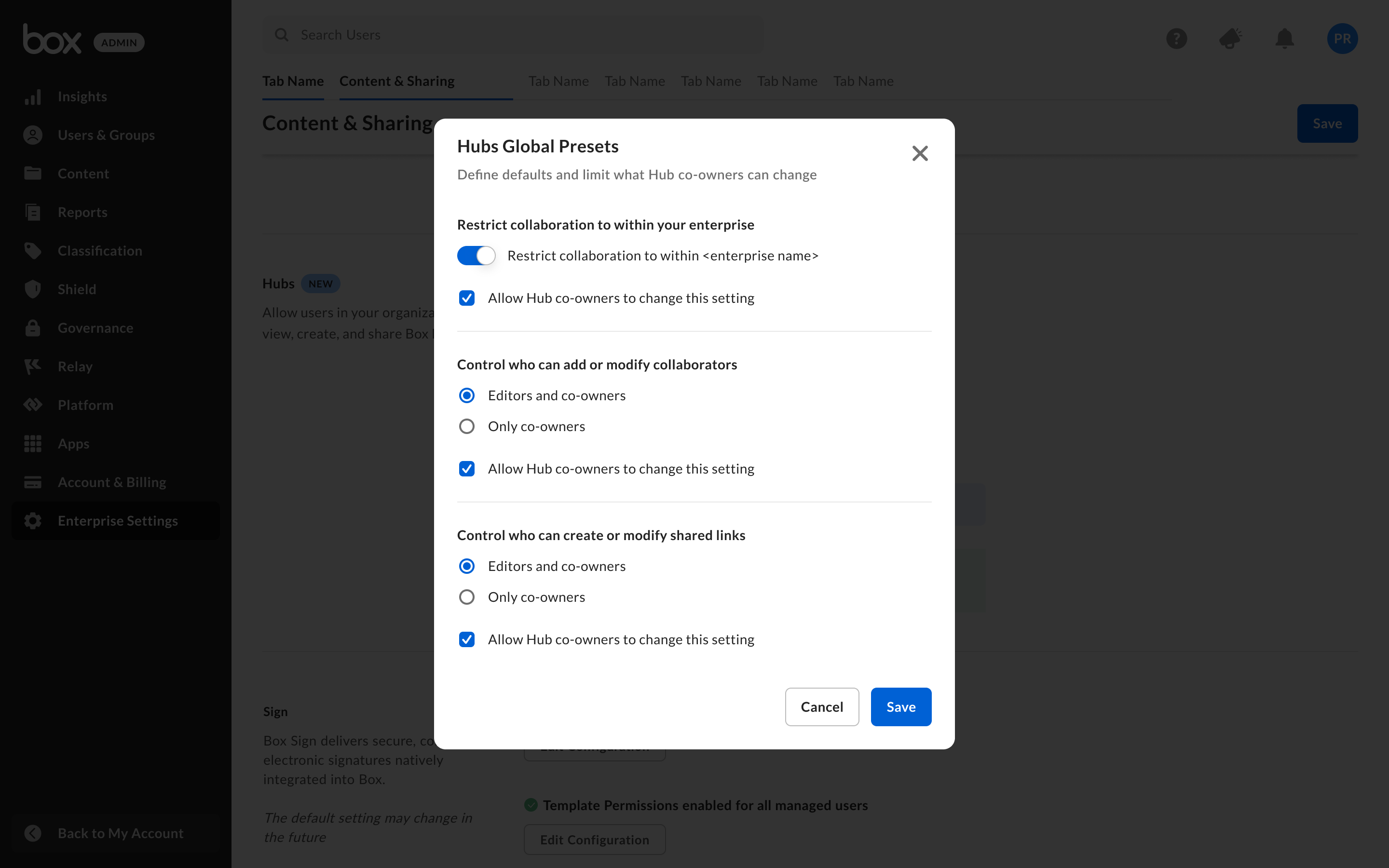 Hubs - Admin Configuration - Default.png