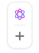 The add menu showing the AI and the plus icons.