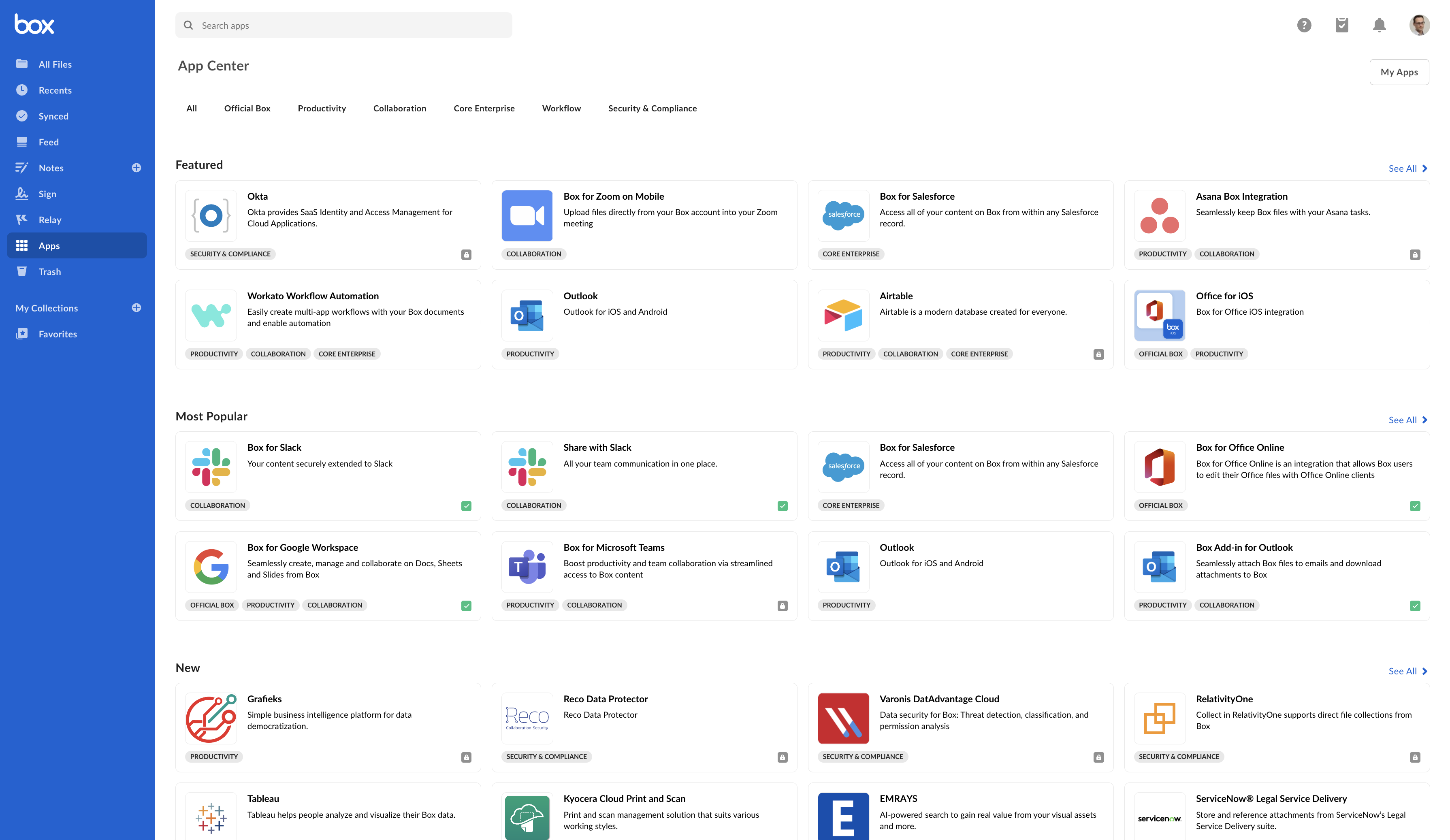 Introducing Box App Center Box Support