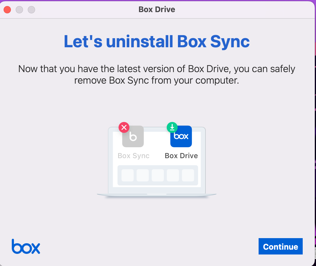 Box Drive replaces Box Sync