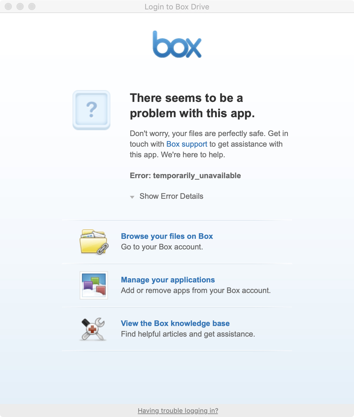 Box Drive replaces Box Sync