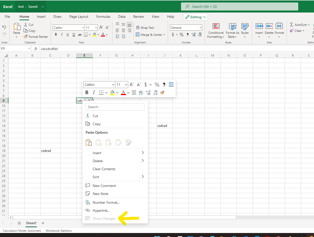 Microsoft on sale excel online